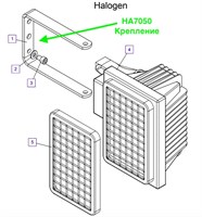 HA7050 крепление фары HA7050