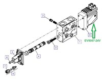 EV5057-24V Управление выключателем