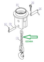 EZ349A Крюк с сцепным стропом